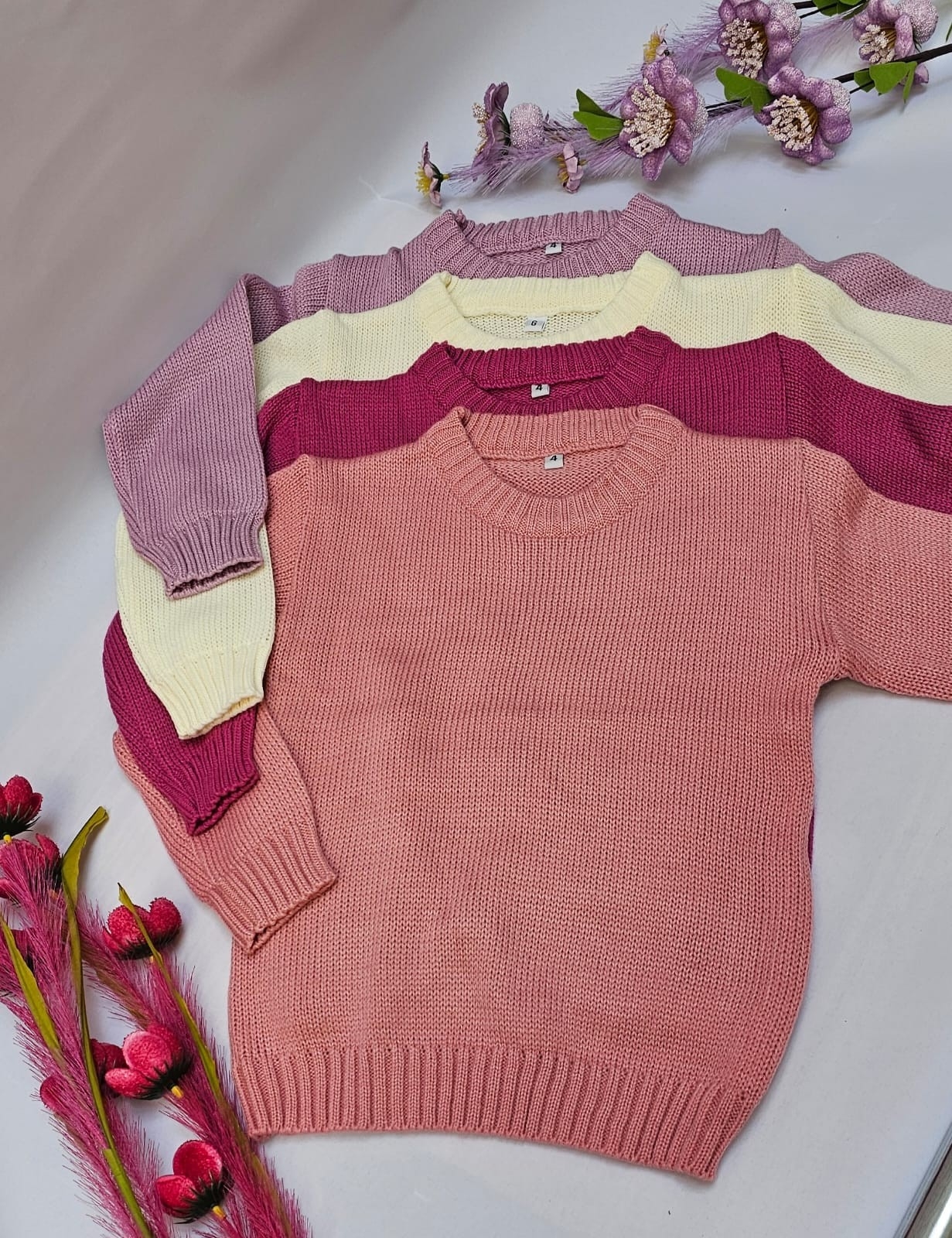 Sweater Liso Nena Acrílico - Imagen 2