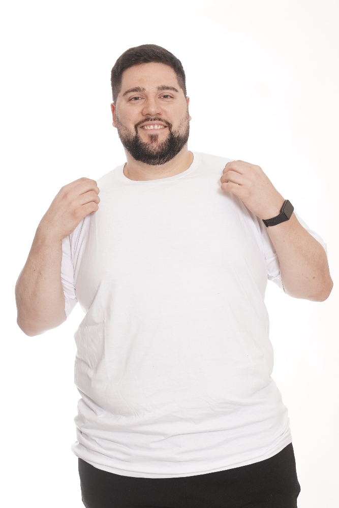 Remera Algodón Peinado 24.1 Talle Especial - Imagen 3