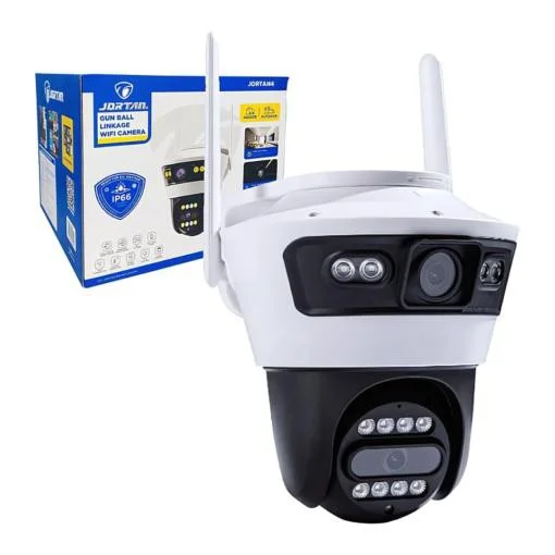 Camara Ip de Exterior Doble Lente