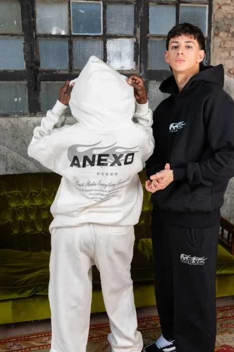 Hoodie Over Cream