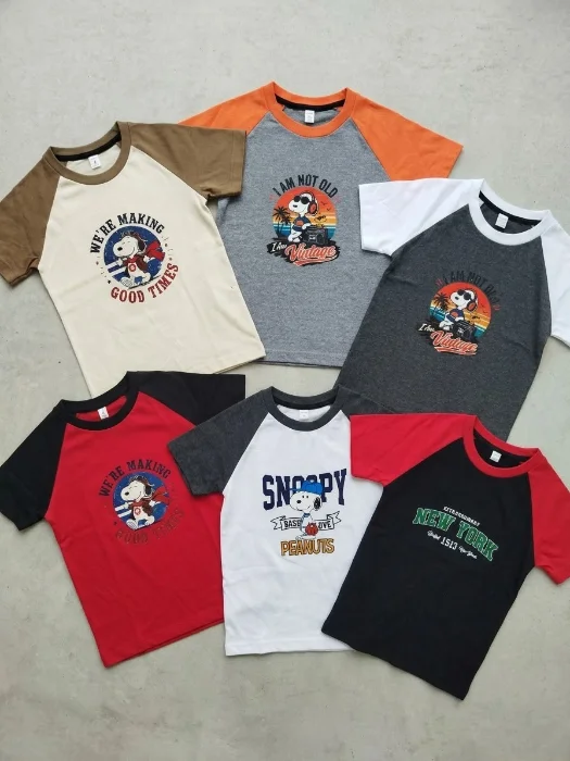 Remera de Algodón Combinados Nene