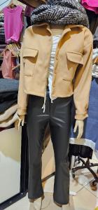 Camisaco con Bolsillo de Paño