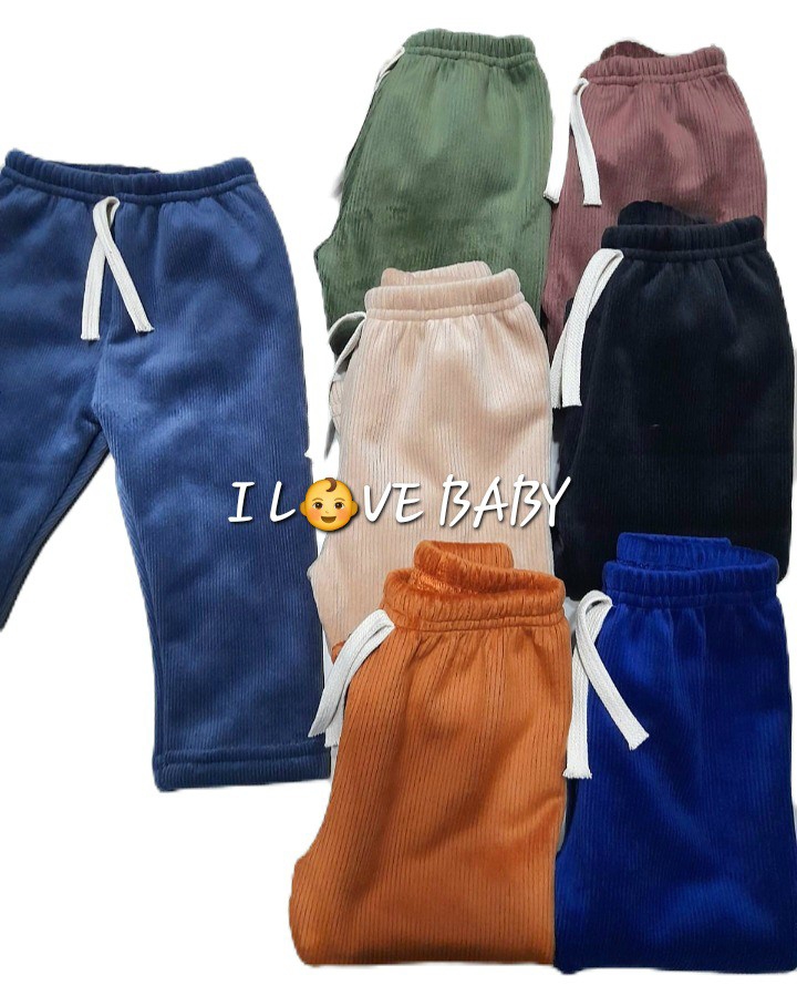 Pantalon Corderoy con Piel - Imagen 1