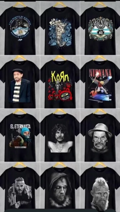 Remeras de Bandas de Rock