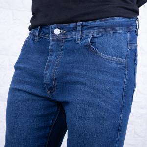Jeans Elastizados Chupin Azul Corsario Tobillero - Miniatura 2