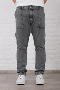 Art. 1030 - Jeans Recto Carpintero Liso Gris