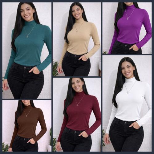 Poleras Dama Lisos/sublimadas