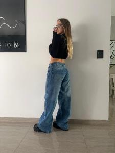 Wide Leg Tiro bajo Maia - Miniatura 3