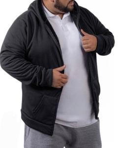 Campera Friza con Piel