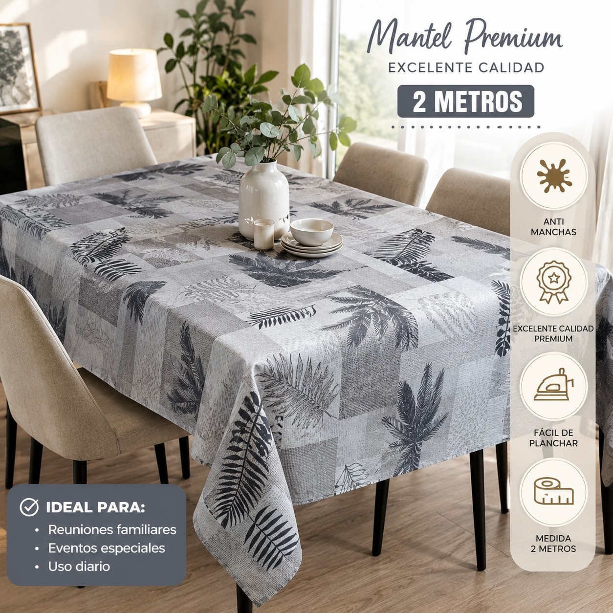 Mantel 2 M. Tela Tropical - Imagen 2