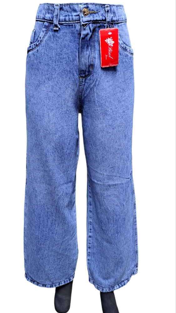 Pantalón Jeans Wide Leg Rígido - Imagen 2