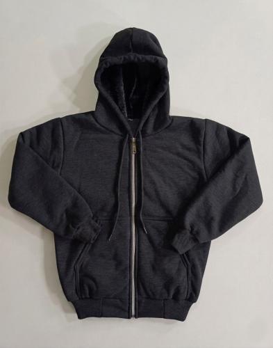 Campera con Piel Unisex