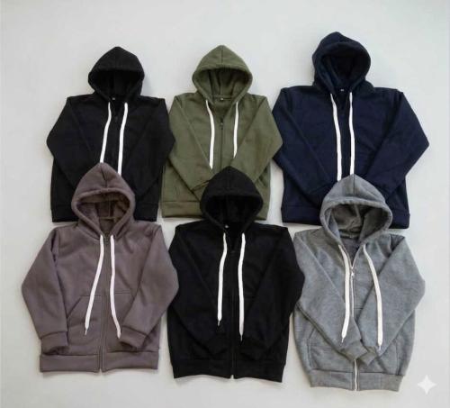 Campera Jersey con Piel Niños - Miniatura 2