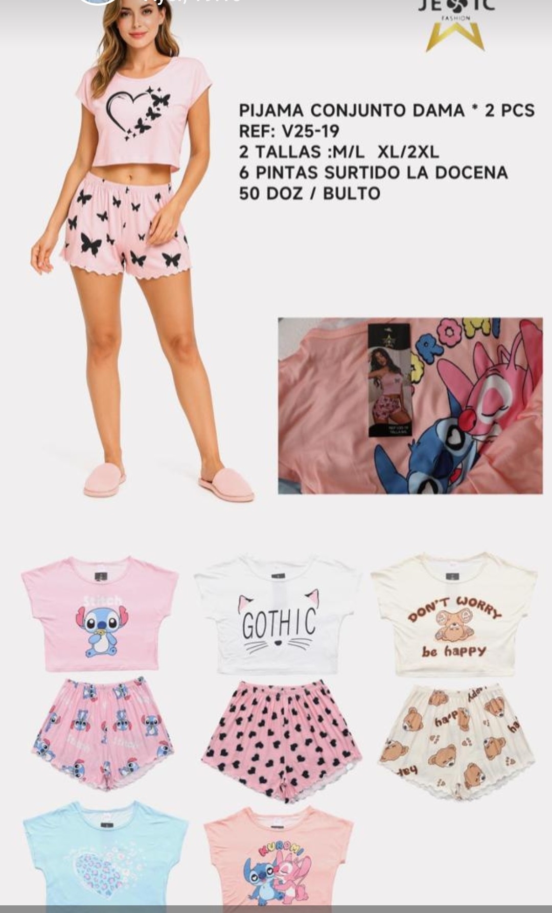 Pijama 2 Piezas para Dama - Imagen 1