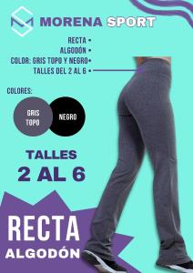 Calzas Recta Algodón con Lycra