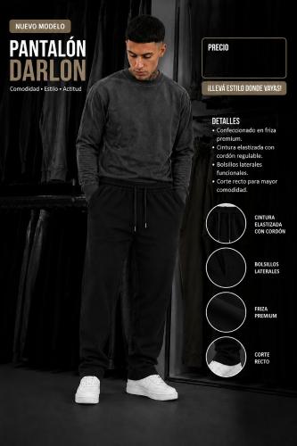 Pantalón Recto de Darlon