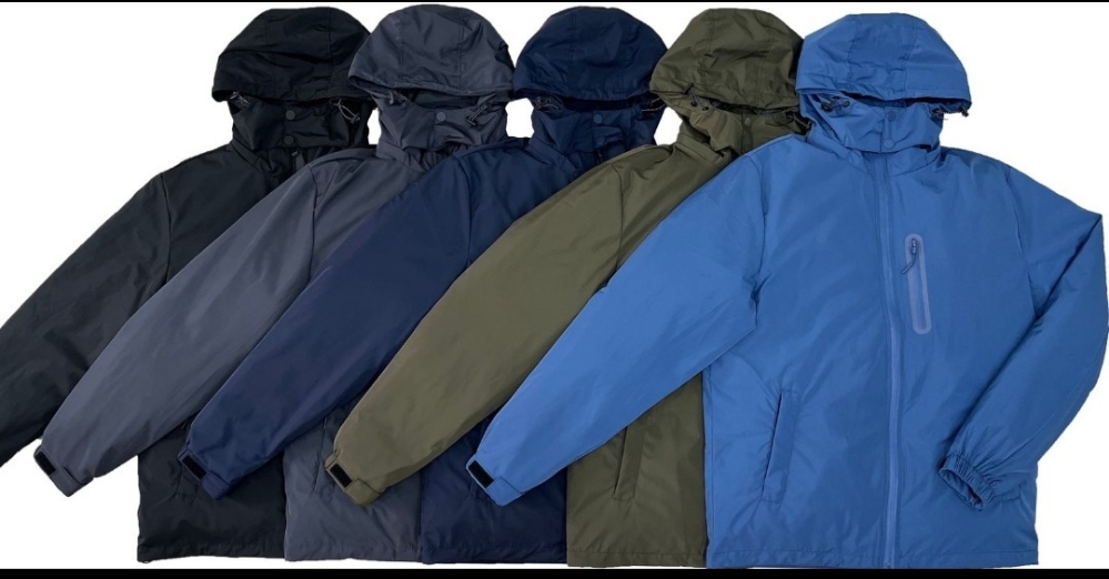 2 en 1 Hombre E.l.t Impermeable M Verde Militar - Imagen 1