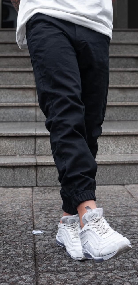 Joguers Mom Negro Gabardina Rigida - Imagen 3