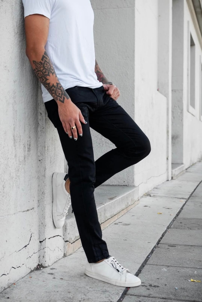 Pantalón Jeans Semi Chupin Elastizado - Imagen 2