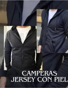 Camperas con Piel Corderito Peluche Hombre