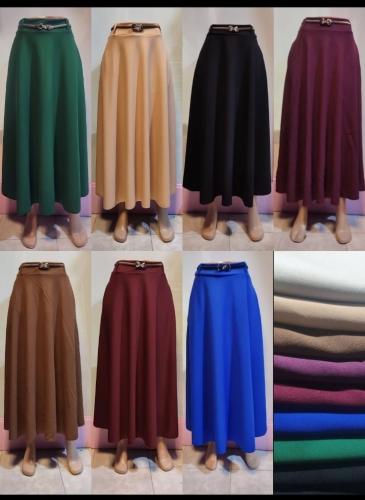 Maxi Pollera Creep C/bolsillo