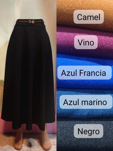 Maxi Pollera Creep C/bolsillo