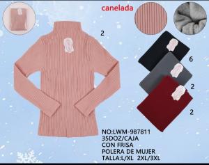 Cam8seta Termica Acanalada Dama