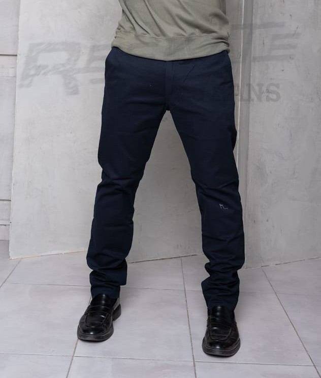 Pantalón de Vestir Bolsillo Chino Corte Recto - Imagen 1
