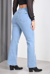 Wide Leg Elastisado Nebado Bolsillos Adelante - Miniatura 3