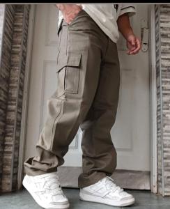 Cargo de Hombre Gabardina con Elastico