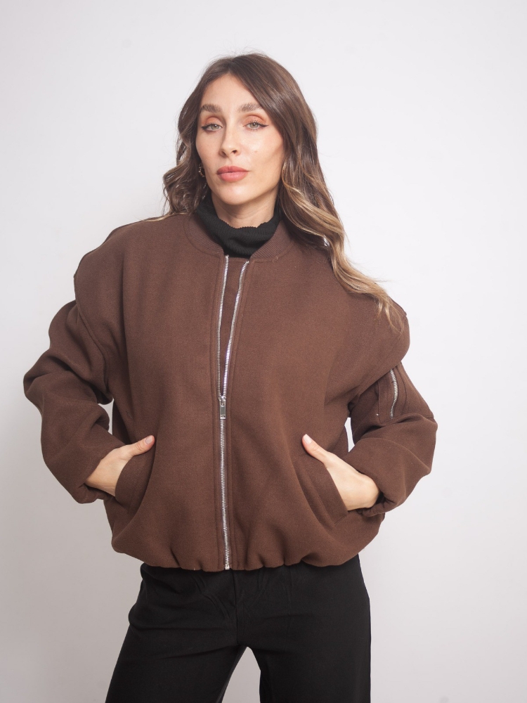 Campera Bomber de Paño Unisex - Imagen 2