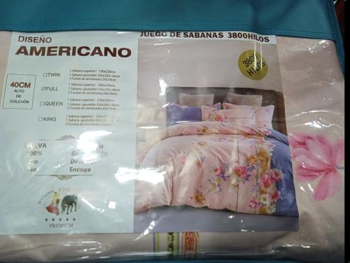 Sabana 2 1/2 Americano  3800 Hilos - Miniatura 3