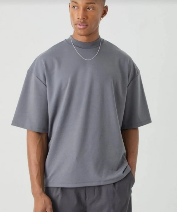Remera Boxy  Fit  Liso Premium  Jersey 20.1