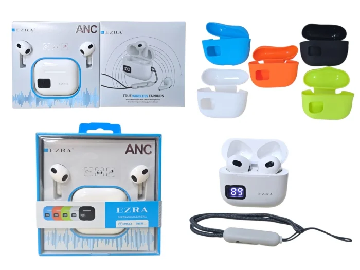 Auricular Bluetooth Tws.anc C/ Pantalla Funda Color (tws53)