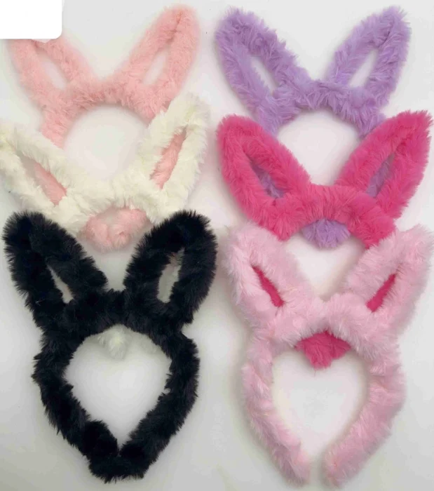 Vinchas Peluditas de Orejas de Conejo