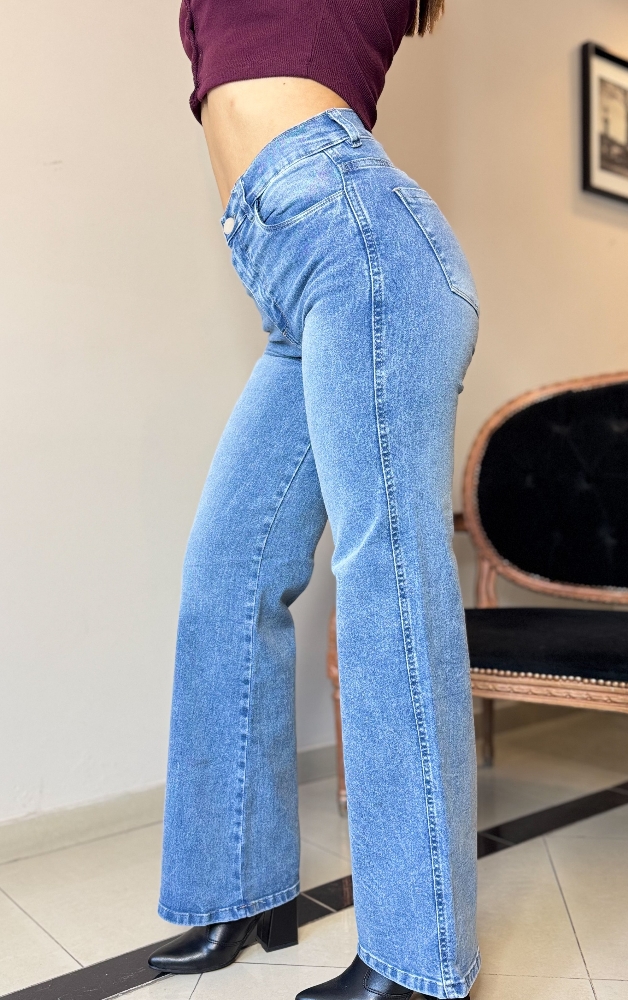 Wide Leg Celeste Nevado - Imagen 2