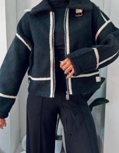 Campera Overzize Corderoi Importado - Miniatura 2