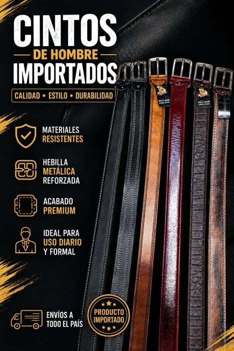 Cinto de Hombre Import.