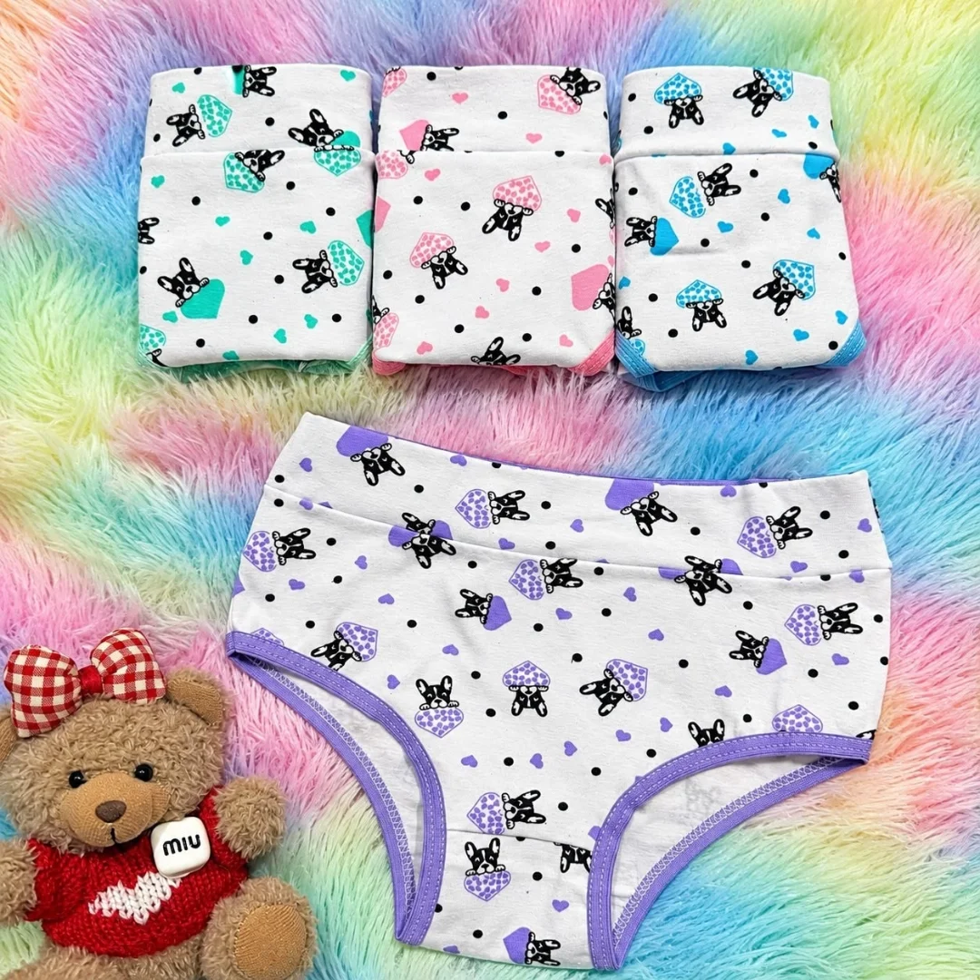 Bombachitas de Nena Perritos -lenceria Micatu - Imagen 1