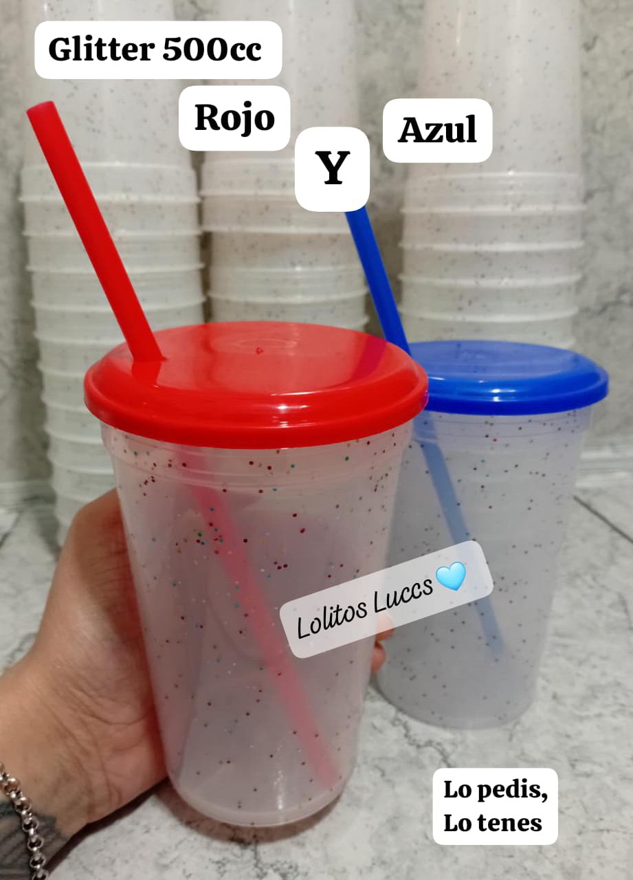 Vaso Glitter 500cc - Imagen 2