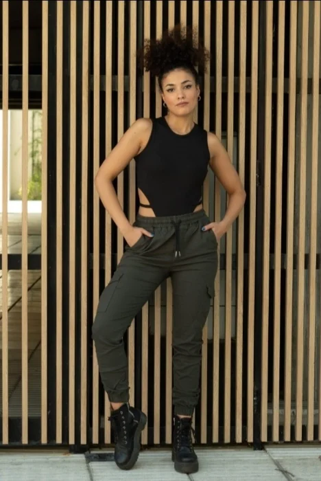Jogger Cargo Verde Dama