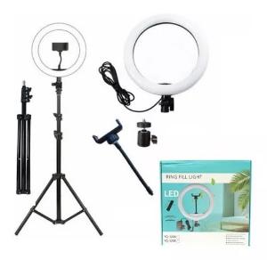 Aro Luz 30 Cm Led Fría,cálida + Tripode hasta 2.10mts
