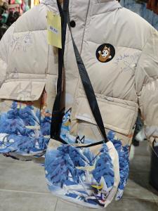 Campera Bluey Cargo con Morral Piel Abrigo Invierno - Miniatura 3