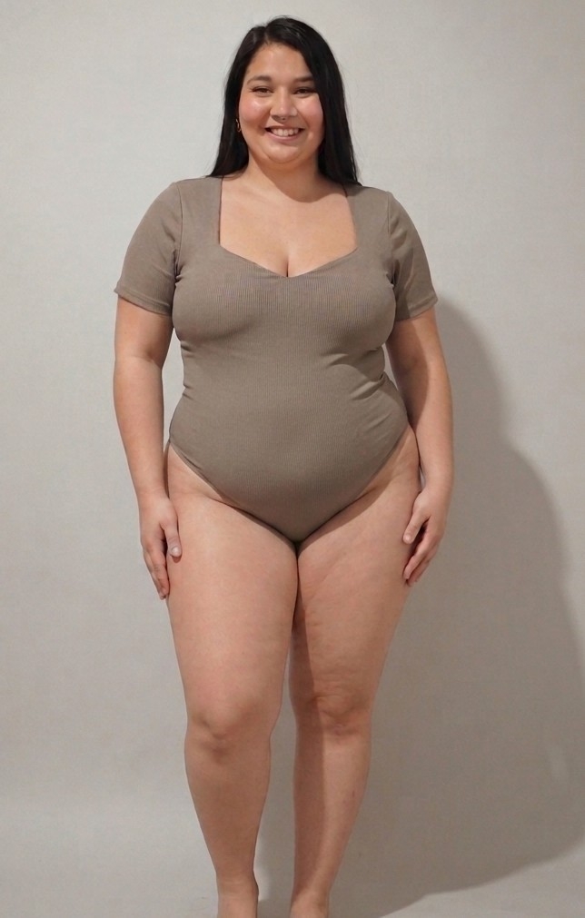 Body Escote Corazón Curvy - Imagen 2