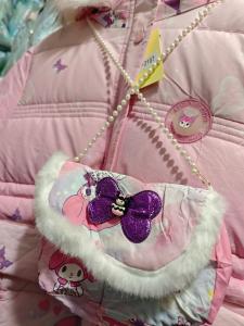 Campera Tapado Kuromi Nena. Abrigada Accesorio, Capucha - Miniatura 4