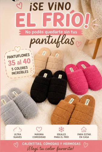 Pantuflon de Peluche Acolchado