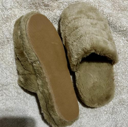 Pantuflas de Castorino [ Pelo de Conejo ]