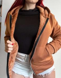 Campera con Piel de Dama