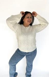 Sweater Cuadrille Liso Hilo Acrílico