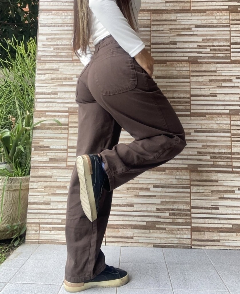 Baggy Chocolate Oscuro Rigido - Imagen 2